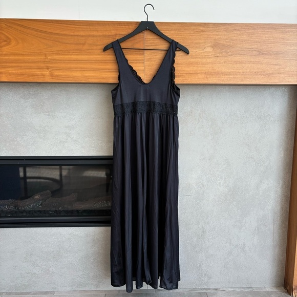 Vintage Shadowline Intimates Set Robe Lace & Dress Nightgown, Size L - Picture 14 of 15